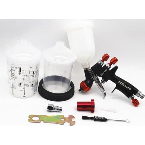 Car Paint Sprayer HVLP High Atomization Spray Gun Aluminum Alloy Gravity Coating Airbrush For Professional Car Repair Tool Kits