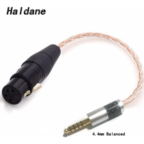 Free Shipping Haldane 2.5mm TRRS/4.4mm Balanced Male to 4-Pin XLR Female Balanced Connect TRS Audio Adapter Cable