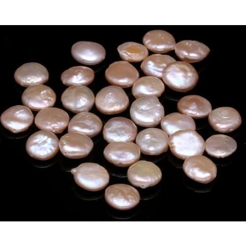 3Pcs Natural Freshwater Pearl Beads No Hole Loose Beads for Women Jewelry Making Bracelet Necklace Size 11-12mm