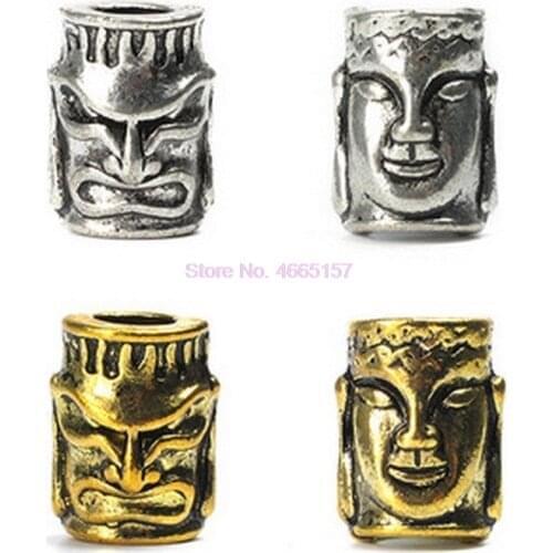 By dhl or ems 1000pcs new EDC Knife Pendant Beads Metal Charms Skull Paracord Bracelet DIY Umbrella Rope For Knife Lanyard