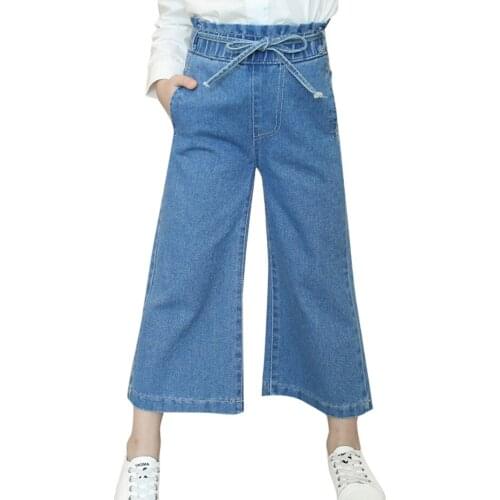 Jeans For Girl Solid Color Girl Child Jeans Casual Style Childrens Jeans For Girl Spring Autumn Childrens Jeans Clothes