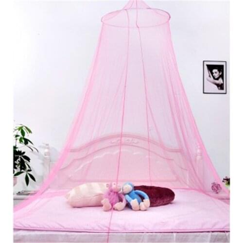 Elegant Canopy Mosquito Net For Double Bed Round Lace Mosquito Repellent Tent Insect Reject Bed Curtain Bed Tent Home Textiles