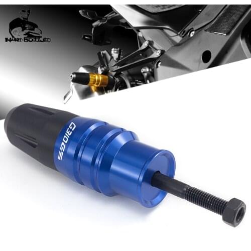 G310 GS/R CNC Aluminum Motorcycle Exhaust Slider Crash Protector For BMW G310GS G310R 2019 2018 Exhaust Sliders Protection