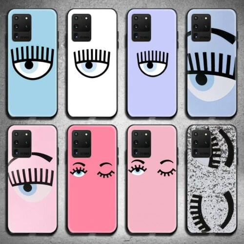 Hot Ferragnies Eyes Chiara Phone Cases For Samsung Galaxy S21 Plus Ultra S20 FE M11 S8 S9 plus S10 5G lite 2020