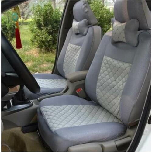 Hot Sale Polyester Fabric Universal Car Seat Cover Fit Most Cars with Tire Track Detail Car Styling Car Seat Protector 2018 New