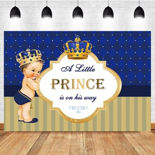 Laeacco Baby Show Blue Vintage Headboard Birthday Portrait Custom Photo Background Photography Backdrop For Photo Studio