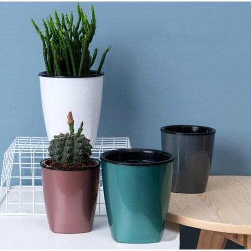 Lazy Flower Pot Automatic Water Absorption Plant Hydroponic for Home Garden ALI88