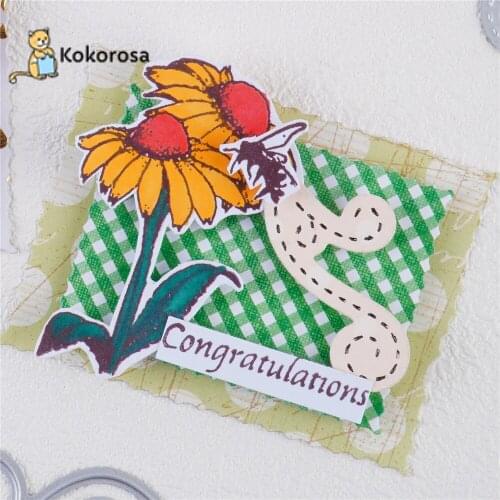 Kokorosa Plant Pattern Border Cutting Dies Metal Dies Scrapbooking Album Card Making Embossing Stencil Diecuts New 2021