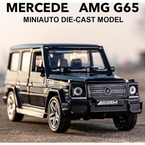 1:32 G65 AMGSUV Alloy Car Model Diecasts & Toy Metal Off-road Vehicles Car Model Simulation Sound Light Collection Kids Toy Gift