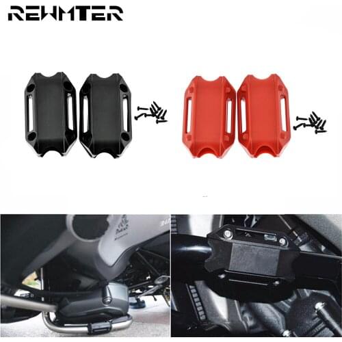 Motorcycle 25mm Modified Engine Protection Bumper Block Decorative Black/Red For BMW R1200GS LC ADV F700GS F800GS