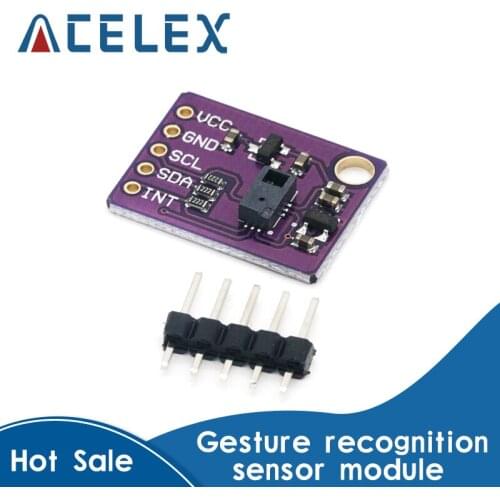 PAJ7620U2 Various Gesture Recognition Sensor Module For Arduino Built-in 9 gesture IIC interface intelligent recognition