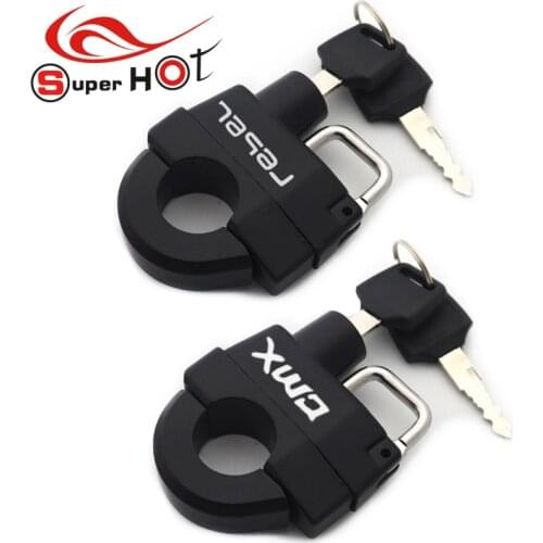 Motorcycle Accessories Anti-theft Helmet Lock Security for Honda Rebel500 Rebel300 CMX500 CMX300 CMX Rebel 500 300