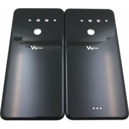 Glass Battery Cover For LG V50 ThinQ 5G Version LM-V500N V500 Battery Door Back Glass Housing Cover With Camera Lens