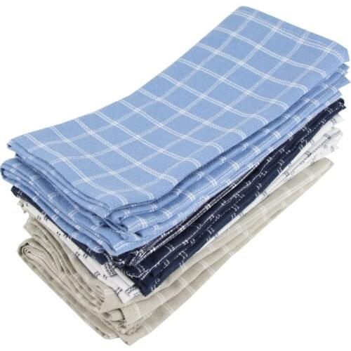 Cloth Napkins Set of 12 PCS 43x43cm cotton linen Napkins placemat Soft dining table Napkin fabric table placemats