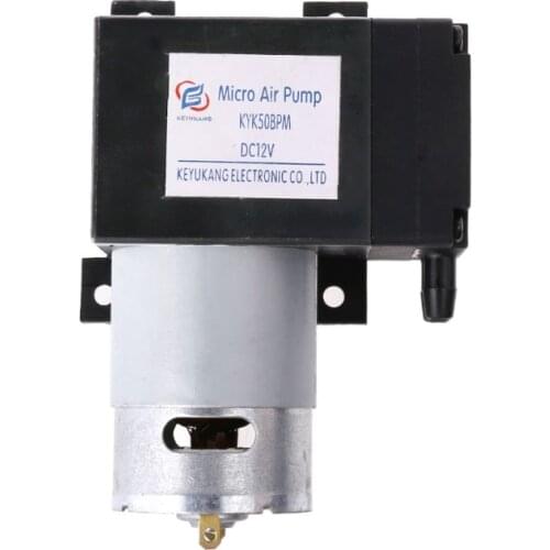 12V Mini Vacuum Pump 8L/min High Pressure Suction Diaphragm Pumps with Holder