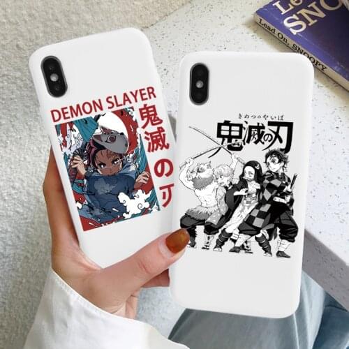 Japan Demon Slayer Case For Huawei P30 P40 Lite E P30 P20 Pro Honor 10 Lite 10i P Smart 2019 Z Anime Kimetsu No Yaiba Soft Cover