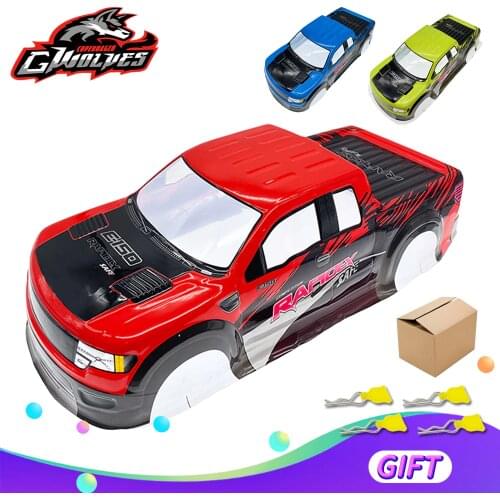 1/10 RC shell F150 RAPTOR PVC RC body shell Blue/Green 190MM for 1/10 RC Trucks Monster Truck