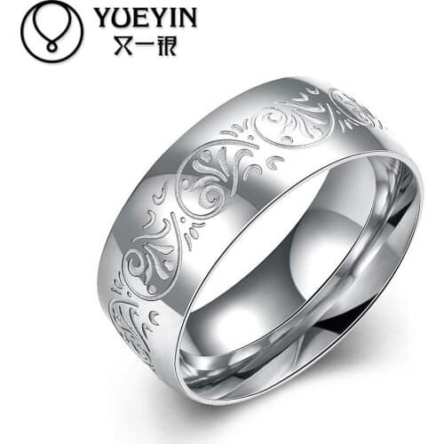 2016 new coming titanium steel ring for women and men fashion jewelry Zircon crystal rings high quality Noble rings TGR008-A