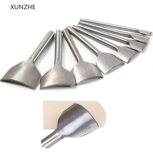 XUNZHE 9 Size 10-50 mm Leather craft tools belt wallet final punch for semicircular punch cutter tool leather belt Watch Band