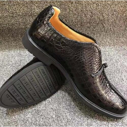 Fanzunxing new Men Dress Dhoes Crocodile Leather Classic Business Casual Shoes