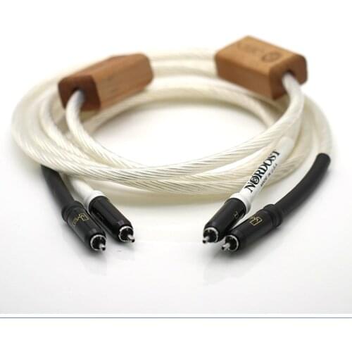 HiFi Hi-end Silver Plated Shield Hifi Data Cable ODIN NORDOST Male Female RCA XLR Audio Cable Extend Cord Wire