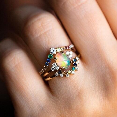 IDOWAITTING White Rings