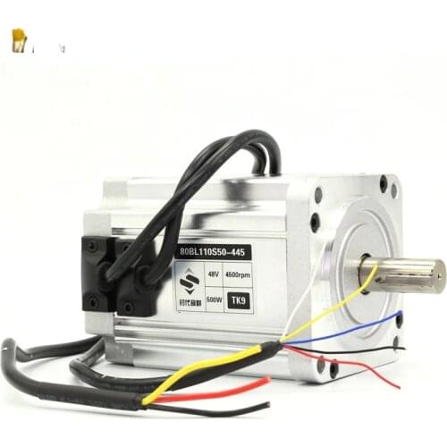 China 4500rmp High speed 500W electric 48V bldc brushless dc motor for CNC Milling and Drilling Machine