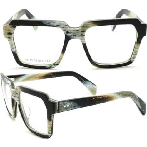 Square Acetate Glasses Frame Vintage Women Prescription Lens Optical Eyewear Anti-reflective Presbyopia Reading Eyeglasses Men