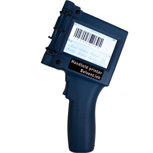 Multilingual Portable Inkjet Printer Date Code Handheld Serial Number Printing Machine for Curved Flat Surface