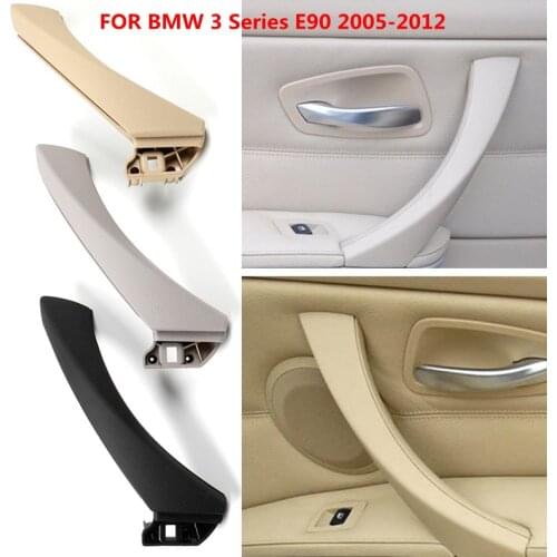 Original Inner Door Handle Panel For BMW E90 E91 For BMW 3-Series Sedan Pull Trim Cover 51417230850 51419150335 51419150340