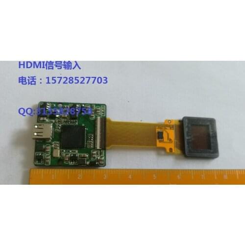 Full Color OLED Display 0.5 Inch HDMI Signal Input Monocular FPV Video Glasses Display Viewfinder