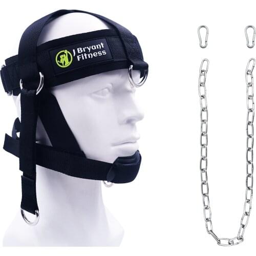 Head Neck Harness for Weight Lifting Training Diverse Workout Adjustable Strap Chin Pad Strength Powerlifting Workout Equipment