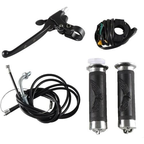 Clutch Throttle Kill Switch Brake Lever For 49 80cc 2 Stroke Motorized Bike