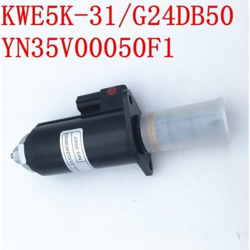 Excavator Solenoid Valve OEM YN35V00050F1 KWE5K-31 G24DB50 for Kobelco SK200/230/350-8