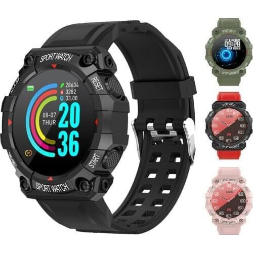 FD68 Sport Smart Digital Watch Men Women with Blood Pressure Monitor Activity Outdoor Fitness Health Monitor for IOS Android