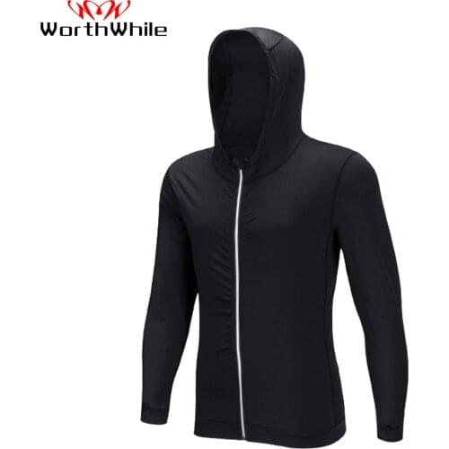 WorthWhile Sports Coat Jacket Tracksuit Cover for Men Quick Dry Wear Running Suit Jogging Gym Fitness Workout Clothes Reflective