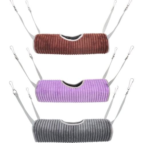 Hamster Tunnel Hammock for Small Animals Sugar Glider Tube Bed Rat Ferret Toy