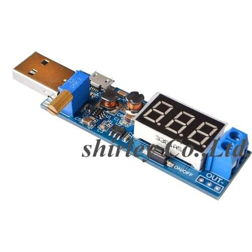 DC-DC 5V to 3.5V / 12V USB Step UP / Down Power Supply Module Adjustable Boost Buck Converter Out DC 1.2V-24V