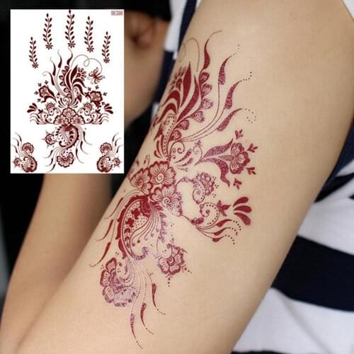 Wholesale Waterproof Tattoo Sticker Lace Geometric Party Choker Long Lasting Temporary Body Art Decal Tattoos Sticekrs