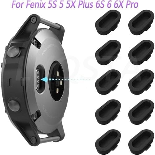 Watch Sensor Plug Anti-Dust Dustproof Cover Cap For Garmin Fenix 6S 6 6X Pro/5S 5 5XPlus smart watch Wearable accessories Covers