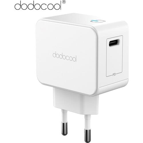 Dodocool 18W Type-C Wall Charger Power Adapter with Power Delivery for Apple ipad iPhone X 8 XS iPad Pro Type C USB-C PD Charger