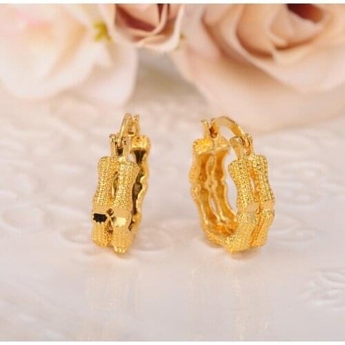 2pairs Yellow Gold Bone Earrings For Womens Hiphop Punk Ear Best Friends Gift Fashion Jewelry Gothic