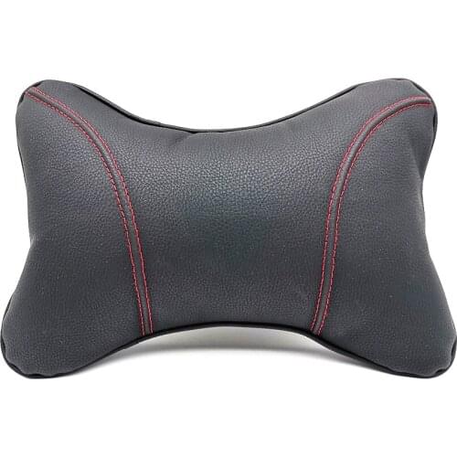 1 Piece Car wear-resistant PU Safety Car Headrest Breathe Seat Head Neck Rest Pillow
