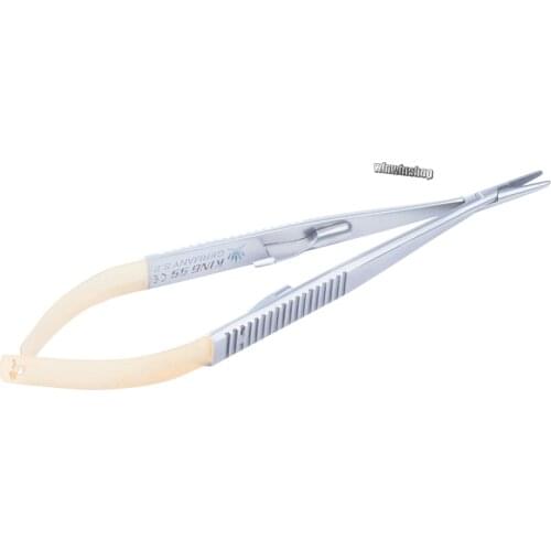 1 Pcs Surgical Dental Orthodontic Implant Castroviejo Needle Holders 14cm CE Tool / Straight / Curved for choose