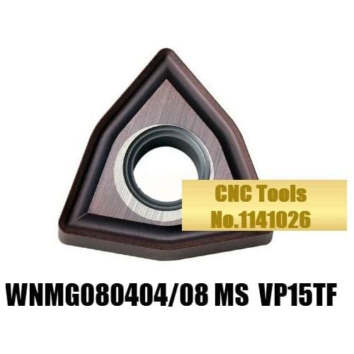 10PCS WNMG080404 MS VP15TF /WNMG080408-MS VP15TF,carbide insert for turning tool holder,CNC,machine,boring bar