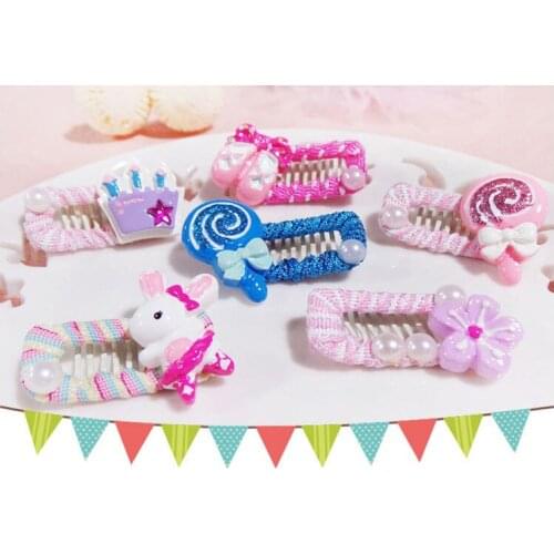 New pet/children hair accessories cute cartoon hairpin comb accessories wholesale 20pcs