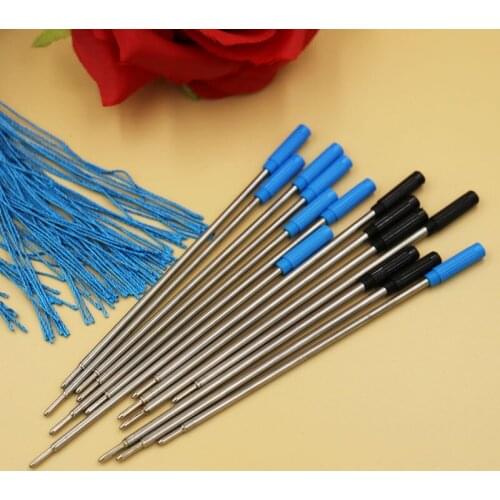 5pcs Black,blue style Ballpoint pen Refill Medium nib New Suitable for all types of my shop and market