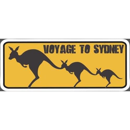5 Pcs/Lot Kangaroo Graffiti Stickers Bomb Waterproof DIY Skateboard Luggage Laptop Water Bottle Guitar Fridge Car Decals Pack