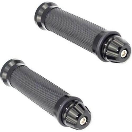 Black Handlebar Hand Grips 7/8" 22mm For Honda Ducati ATV Buell Motorcycle Dirt