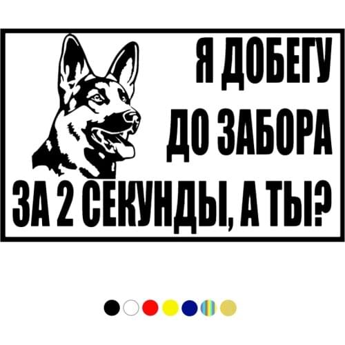 CS-1174#22*14cm I will reach the fence funny car sticker vinyl decal silver/black for auto car stickers styling